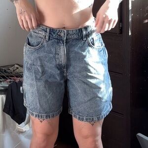 Cotton On Relaxed Blue Denim Shorts